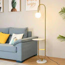 GobekUsa Glass Side Table LED Floor Lamp for Nordic Living Room Art Decor