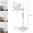 GobekUsa Adjustable Desk Lamp for Children's Bedroom Study, Nordic Style Black White décor