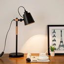 GobekUsa Adjustable Desk Lamp for Children's Bedroom Study, Nordic Style Black White décor
