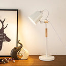 GobekUsa Adjustable Desk Lamp for Children's Bedroom Study, Nordic Style Black White décor