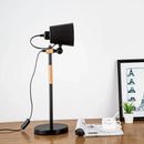 GobekUsa Adjustable Desk Lamp for Children's Bedroom Study, Nordic Style Black White décor