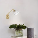 GobekUsa Clear Glass LED Wall Sconce Switch Light - Nordic Minimalism Design