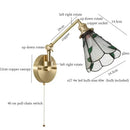 GobekUsa Clear Glass LED Wall Sconce Switch Light - Nordic Minimalism Design