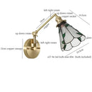 GobekUsa Clear Glass LED Wall Sconce Switch Light - Nordic Minimalism Design