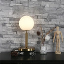 GobekUsa Glass Ball LED Table Lamp Simple Nordic Design Elegant Bedroom Decor