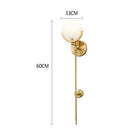 GobekUsa Creative Marble Wall Lamp: New Nordic Minimalist Light Luxury for Living Room, Bedroom, Aisle.
