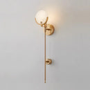GobekUsa Creative Marble Wall Lamp: New Nordic Minimalist Light Luxury for Living Room, Bedroom, Aisle.