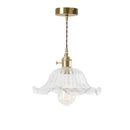 GobekUsa Glass Flounce LED Pendant Light - Stylish Nordic Design