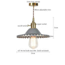 GobekUsa Glass Flounce LED Pendant Light - Stylish Nordic Design