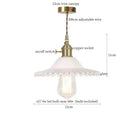 GobekUsa Glass Flounce LED Pendant Light - Stylish Nordic Design