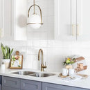 GobekUsa Glass Globe Pendant Light for Kitchen Dining Room - Nordic Design