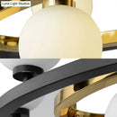 GobekUsa Nordic Bubble Island Pendant Light - 11 Lights, Metallic Black Finish - Ideal for Restaurants