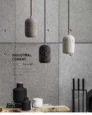 GobekUsa Nordic Cement Pendant Lamp - Industrial Style Lighting