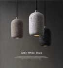 GobekUsa Nordic Cement Pendant Lamp - Industrial Style Lighting