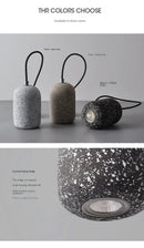 GobekUsa Nordic Cement Pendant Lamp - Industrial Style Lighting