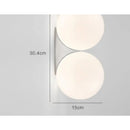Nordic Circle Light Fixture for Bedroom & Hallway Lighting