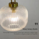 Nordic Clear Glass Pendant Light With Minimalist Shade