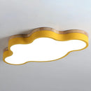 GobekUsa Nordic Cloud Shape LED Flush Mount Ceiling Lamp for Kids Bedroom