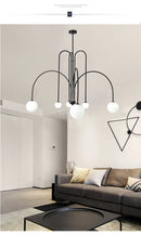 GobekUsa Nordic Comet Glass Ball Chandelier - Elegant Home Décor