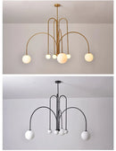 GobekUsa Nordic Comet Glass Ball Chandelier - Elegant Home Décor
