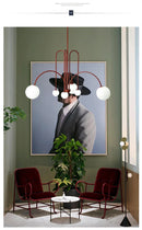 GobekUsa Nordic Comet Glass Ball Chandelier - Elegant Home Décor
