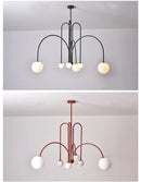 GobekUsa Nordic Comet Glass Ball Chandelier - Elegant Home Décor