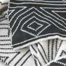 GobekUsa Grey Knitted Woolen Blanket: Nordic Style, Comfortable & Versatile Summer Sofa Throw