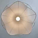 GobekUsa Cream Fabric LED Pendant Lights - Nordic Minimalist Style Chandelier for Home Decor