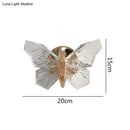 GobekUsa Nordic Creative Luxury Butterfly wall lamp for Bedroom Living Room Lighting