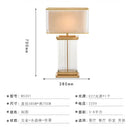 GobekUsa Crystal Table Lamp: Nordic Light Luxury Design for Bedroom Bedside
