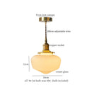 GobekUsa Glass LED Pendant Lamp: Nordic Minimalism for Bedroom, Living Room, Kitchen & More