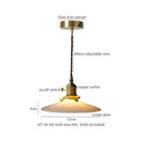 GobekUsa Glass LED Pendant Lamp: Nordic Minimalism for Bedroom, Living Room, Kitchen & More