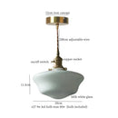 GobekUsa Glass LED Pendant Lamp: Nordic Minimalism for Bedroom, Living Room, Kitchen & More