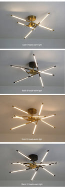 GobekUsa Nordic Geometry LED Chandelier with Remote Control