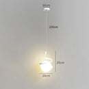 Nordic Glass Ball Pendant Light in Iron Finish