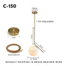 GobekUsa Nordic Glass Ball Pendant Light - Modern Decor