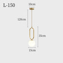 GobekUsa Nordic Glass Ball Pendant Light - Modern Decor