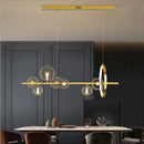 GobekUsa Nordic Glass Bubble LED Chandelier - Black