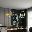 GobekUsa Nordic Glass Bubble LED Chandelier - Black