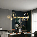 GobekUsa Nordic Glass Bubble LED Chandelier - Black