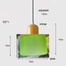GobekUsa Nordic Glass Chandelier for Bedroom and Bar