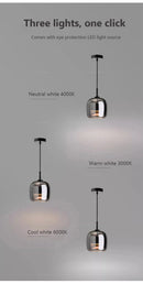 GobekUsa Nordic Glass LED Pendant Chandelier - Modern, Luxury