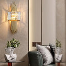 GobekUsa Crystal Wall Sconce Light: Nordic Luxury for Living Room, Corridor, Hall