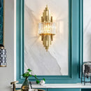 GobekUsa Crystal Wall Sconce Light: Nordic Luxury for Living Room, Corridor, Hall