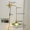 GobekUsa Gray Glass LED Wall Sconce Lamp for Home Decor, Bedroom, Living Room - Nordic Design