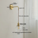 GobekUsa Gray Glass LED Wall Sconce Lamp for Home Decor, Bedroom, Living Room - Nordic Design