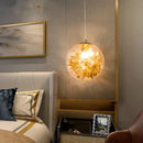 GobekUsa Glass LED Pendant Lamp: Simple Nordic Lighting Fixture for Bedroom, Kitchen & Living Room