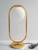 GobekUsa Glass Ball LED Desk Lamp Nordic Design for Bedroom Living Room Reading