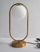 GobekUsa Glass Ball LED Desk Lamp Nordic Design for Bedroom Living Room Reading