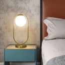 GobekUsa Glass Ball LED Desk Lamp Nordic Design for Bedroom Living Room Reading